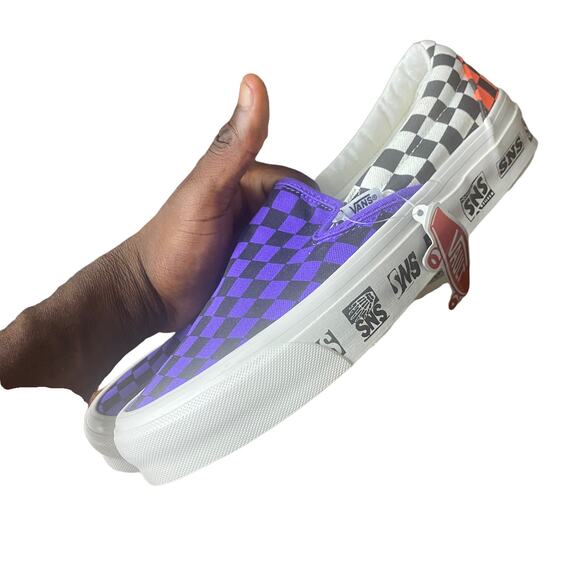 NWT Vans Colorblock Slip On M9/W10.5 - Picture 2 of 4